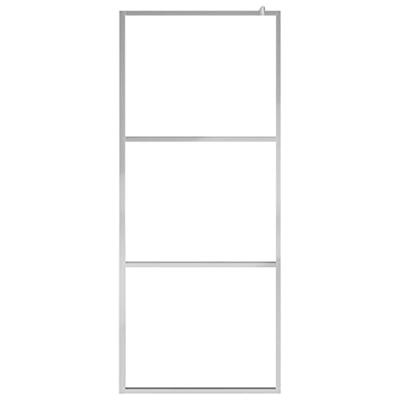 Inloopdouchewand mat 80x195 cm ESG-glas - thumbnail