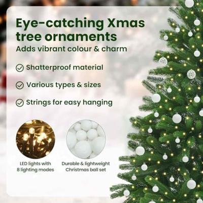 VidaXL Kerstboom met 300 led met standaard groen 180 cm pe
