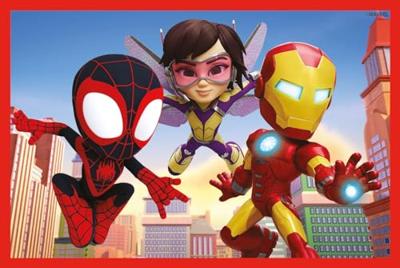 Clementoni blokpuzzel spidey and his amazing friends, 6st. - thumbnail
