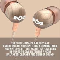 Marley Smile Jamaica In-Ear Oortjes – Oordopjes met 1-Knop Microfoon Bediening, Ruis Isolerend ontwerp 9.2mm Driver, Oordopjes Inbegrepen in 2 Maten voor Langdurig Comfort, Knoopvrij Draad - Koper - thumbnail