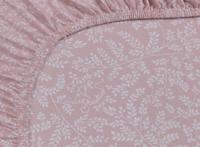 Pip Studio Pip Studio Leafy Hoeslaken - Roze 100 x 200/210/220 cm Hoek hoogte: 30 cm - thumbnail