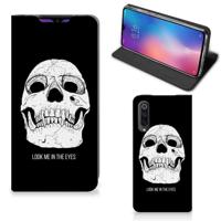 Mobiel BookCase Xiaomi Mi 9 Skull Eyes - thumbnail
