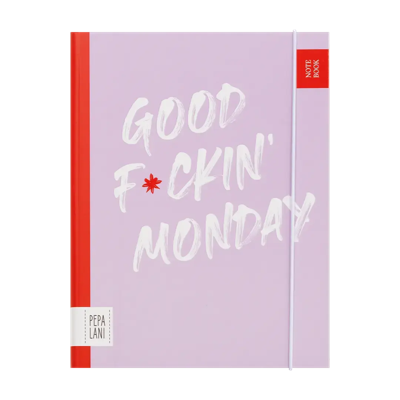 Pepa Lani Notitieboek A5 Flower Good F*ckin Monday Pepa Lani Notitieboek A5 Flower Good F*ckin Monday