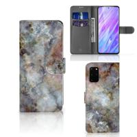 Samsung Galaxy S20 Plus | Bookcase | Marmer Grijs - thumbnail