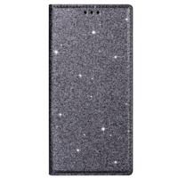 Xiaomi 12T Pro hoesje - Bookcase - Pasjeshouder - Portemonnee - Glitter - TPU - Grijs - thumbnail