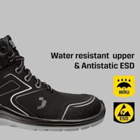 Safety Jogger Flow Mid S3 | Zwart | Maat 44 - 00.118.115.44 - thumbnail
