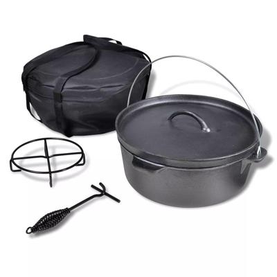 VidaXL Braadpan 11,3 l inclusief accessoires
