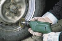 Wolfcraft Draadborstel | Messing | 6-kant schacht | Ø75 x 10mm | 1 stuk - 2110000 - thumbnail