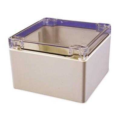 Hammond Electronics 1554P2GYCL Universele behuizing 120 x 120 x 80 ABS Grijs-wit (RAL 7035) 1 stuk(s)