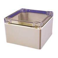 Hammond Electronics 1554P2GYCL Universele behuizing 120 x 120 x 80 ABS Grijs-wit (RAL 7035) 1 stuk(s) - thumbnail