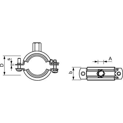 Fischer 79457 Buisklem RVS 10 stuk(s)