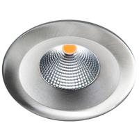 SG LED inbouwspot 7W 3000K 660 lumen geborsteld staal dimbaar UNILED isosafe IP65 904322 35mm hoog - thumbnail
