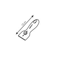 Schraper Tescoma Presto Glaskeramiek - thumbnail