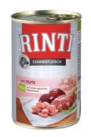 RINTI Kennerfleisch Turkey - natvoer voor honden - 400g - thumbnail