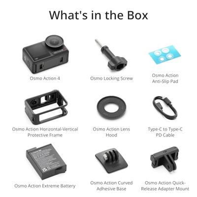 Action camera Dji Osmo Action 4 Zwart 2,4" - thumbnail