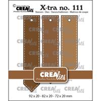 Crealies • xtra puntige labels met stiklijn - thumbnail