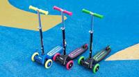 Rebel ZAB0121G - Driewielige kids step Kids Wheels - Vanaf 3 jaar - Zwart/groen - thumbnail