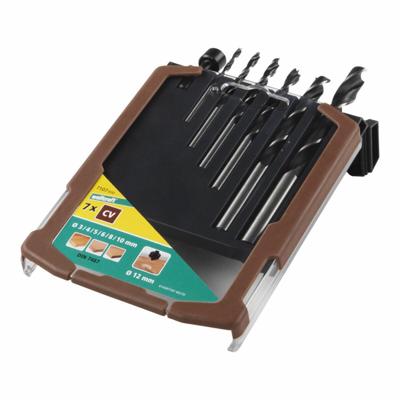 Wolfcraft Houtspiraalboorset | Ø3-10mm | 7-delig | 1 set - 7107000 Wolfcraft Houtspiraalboorset | Ø3-10mm | 7-delig | 1 set - 7107000