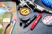 Pentel merkstift pen - afgeschuind N60A - zwart - Q631351 - thumbnail