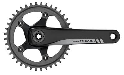SRAM crankstel "rival 1" crankset rival 1 gxp 42 t. 172,5mm black
