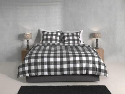 Zo! Home Zo! Home Quattro di Lino Dekbedovertrek 240x200/220 Dark Grey