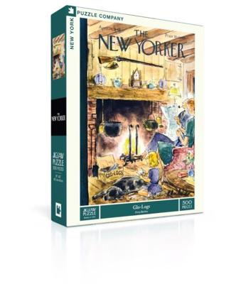 New York Puzzle Company Puzzel Glo-Logs - 500 pieces