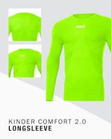 JAKO 6455 Longsleeve Comfort 2.0 - Fluogroen - XXS - thumbnail