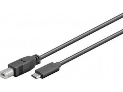 Goobay 67985 Sync & Charge High Speed USB-C naar USB Type B 2.0 oplaadkabel
