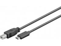 Goobay 67985 Sync & Charge High Speed USB-C naar USB Type B 2.0 oplaadkabel - thumbnail