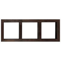 Wandkast 40x30x110 cm massief acaciahout - thumbnail