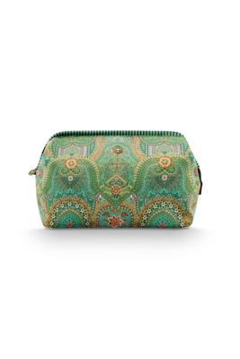 Pip Studio Pip Studio Cooper Cosmetic Purse Extra Large Jabali Green 30x13.8x20.7cm