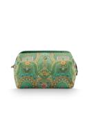 Pip Studio Pip Studio Cooper Cosmetic Purse Extra Large Jabali Green 30x13.8x20.7cm - thumbnail