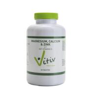 Vitiv Magnesium calcium zink 200 Tabletten - thumbnail