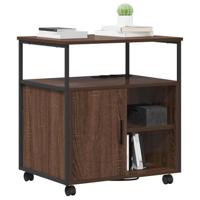 Kantoor kast bruin eikenkleur 60 x 46 x 67 cm Bewerkt hout - thumbnail