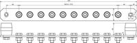 DEHN 472217 PAS I 10AP M10 CU Schroefklemblok 39 kA 1 stuk(s) - thumbnail