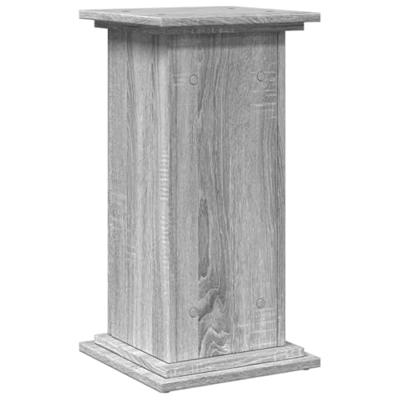 VidaXL Sokkel met opbergruimte 31x30x60 cm bewerkt hout grijs sonoma - thumbnail