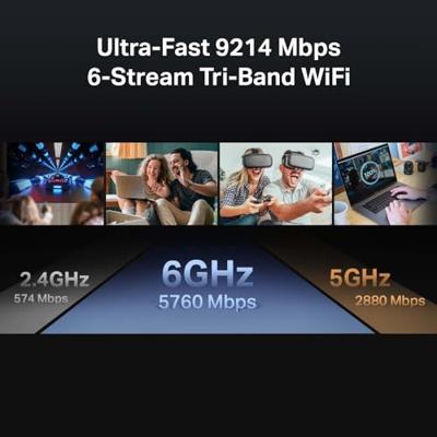 TP-Link Archer BE550 Router Zwart - thumbnail