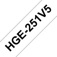 Brother HGE-251V5 labelprinter-tape - thumbnail