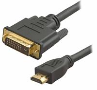 Vultech HDMI-DVI M-M -1,8 m videokabel (HDMI DVI-D mannelijk/mannelijk, 1920 x 1080 pixels) - thumbnail