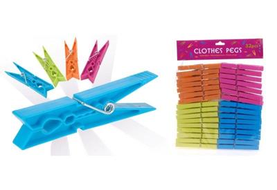 Wasknijpers pak a 32 st uks