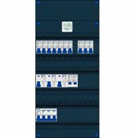 GACIA groepenkast 10 groepen 230v kookgroep 2x230V 3 fase 400V met 3 aardlekschakelaars - thumbnail