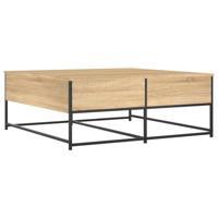Salontafel 100x99x40 cm bewerkt hout sonoma eikenkleurig - thumbnail
