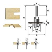 ENT Verlijmfrees tbv. lamellenverbindingen, dikte 3,97mm, diepte 8,5/10,5/12,5mm - 7916465 - 7916465 - thumbnail