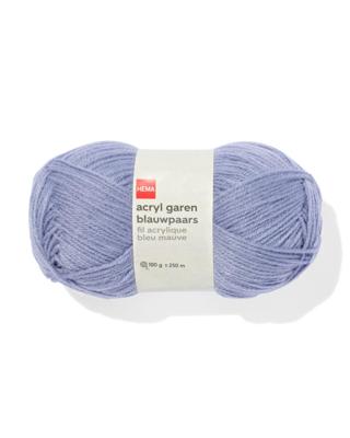 HEMA Acryl garen blauwpaars 100gram 250meter