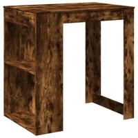 Bartafel 102x70x103,5 cm bewerkt hout gerookt eikenkleurig - thumbnail