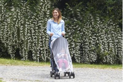 CHICCO universeel muskietennet voor kinderwagen wit