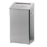 SanTRAL SanTRAL afvalbak gesloten 18l - RVS - thumbnail