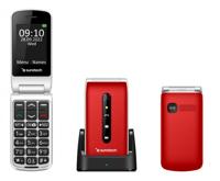 SUNTECH TELÉFONO MOVIL CELT18RD/ ROJO - thumbnail