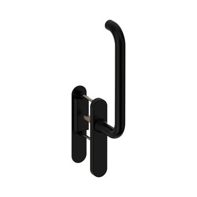 Hardbrass Hefschuifdeurgreep Stockholm enkel blind - zwart Hardbrass Hefschuifdeurgreep Stockholm enkel blind - zwart