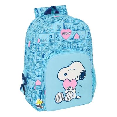 Schoolrugzak Snoopy Love Blauw 30 x 46 x 14 cm
